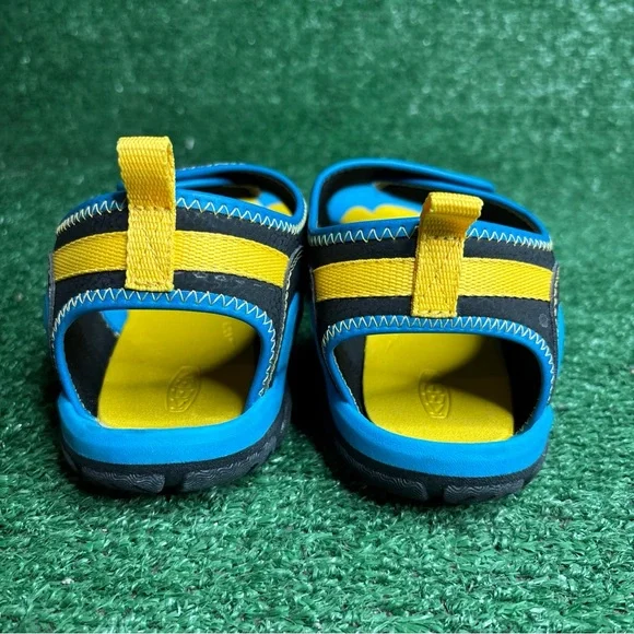 Keen Hiking Sandals Blue Yellow Women’s Size 8.5 (Mens 7) Outdoor Open Toe - Picture 4 of 12